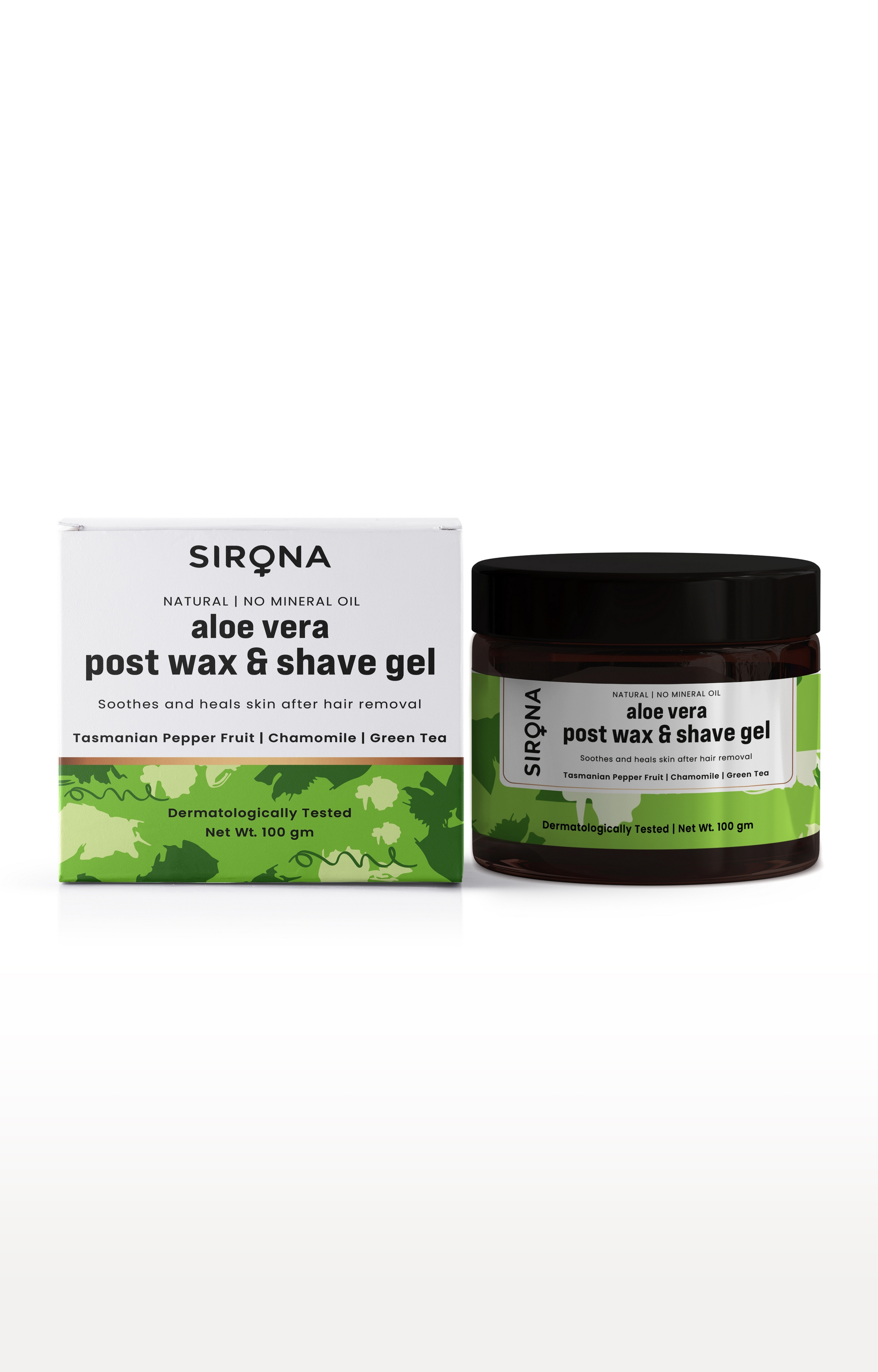 Sirona | Sirona Natural Mineral Oil Free Post Shave Gel After Shaving Lotion - 100 Gm 