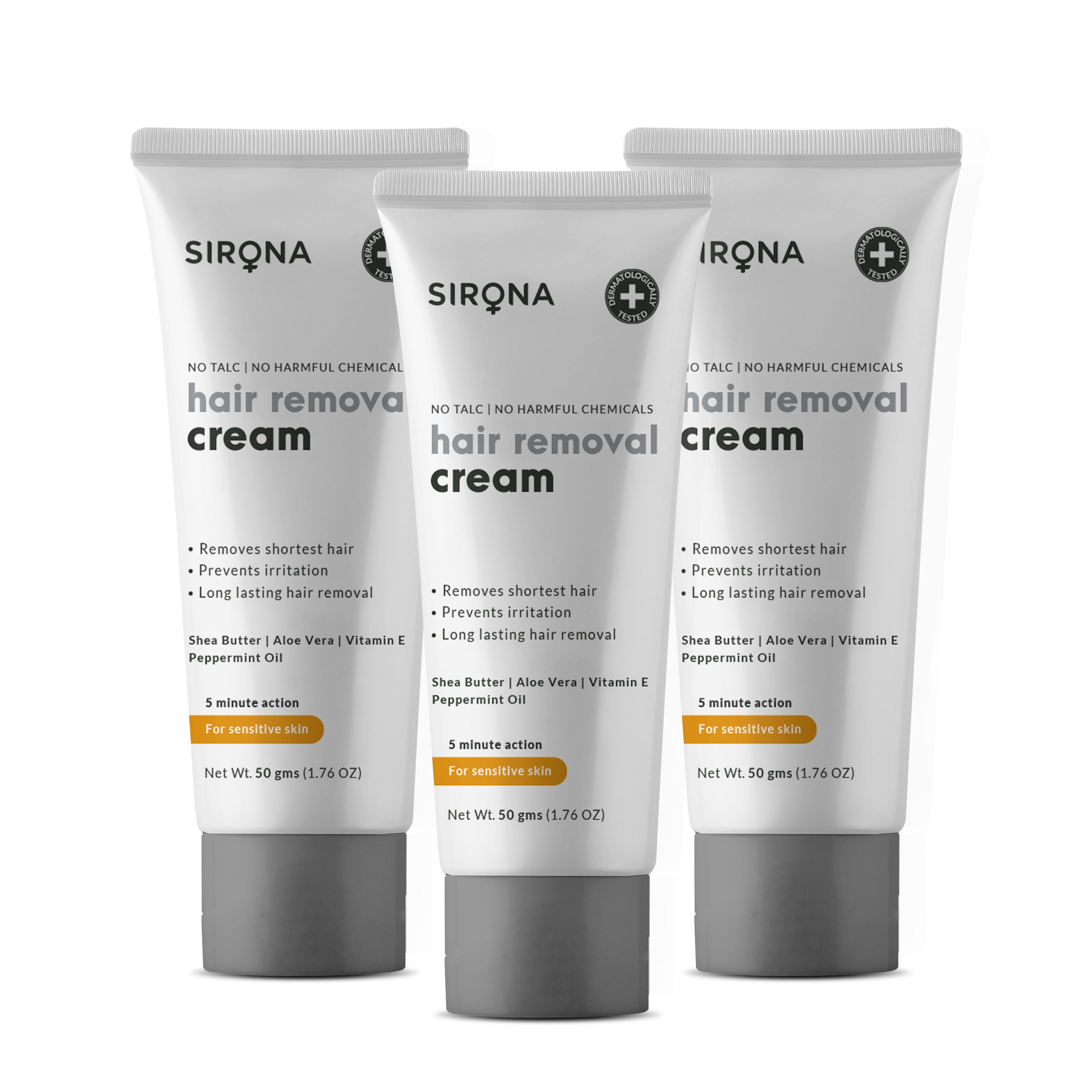 Sirona | Sirona Sensitive Skin With Aloevera Vitamin E  & Shea Butter - 50 Gm (Pack Of 3)