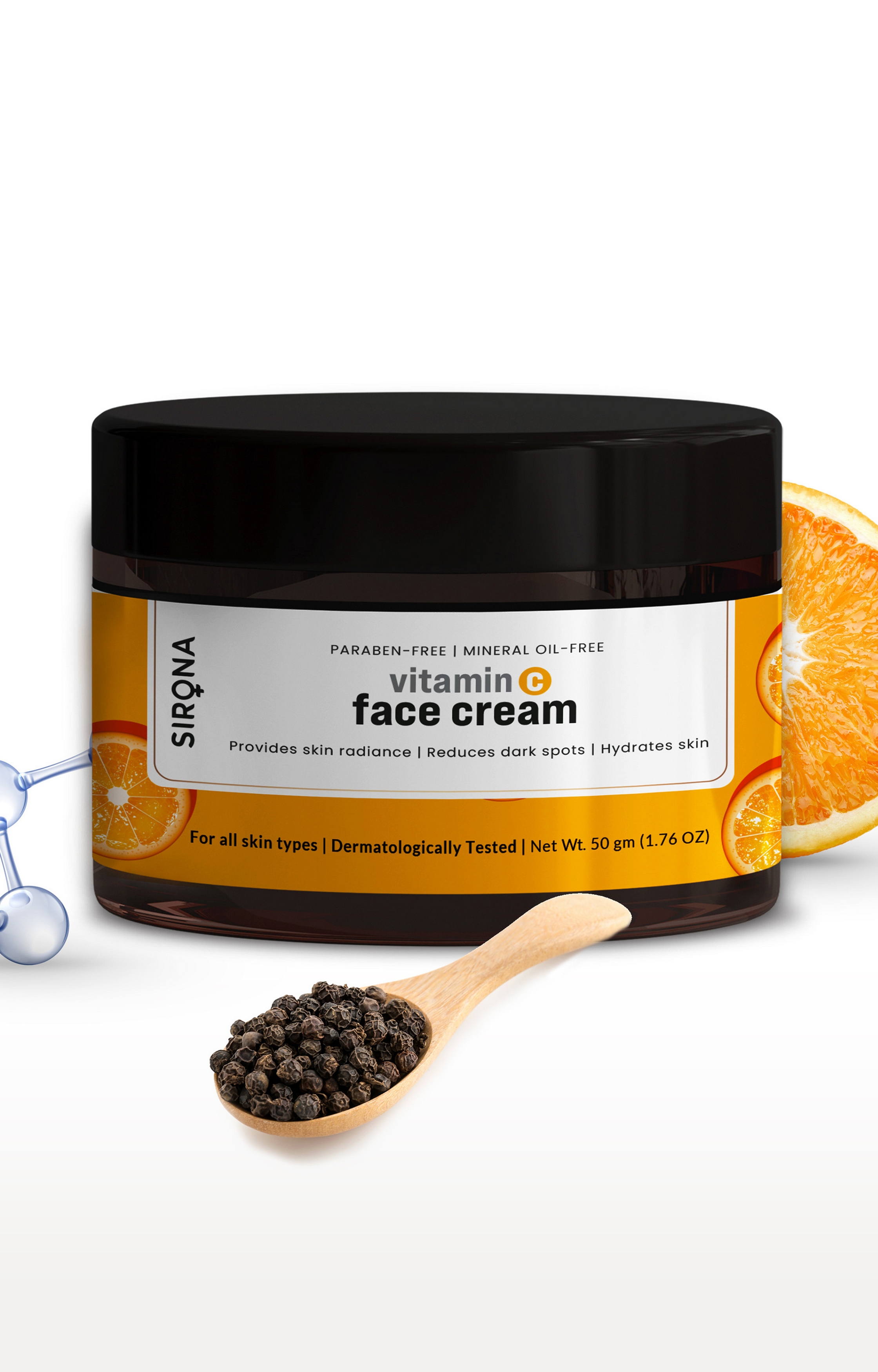 Sirona | Sirona Vitamin C Face Cream For Hydrates Skin – 50 Gm