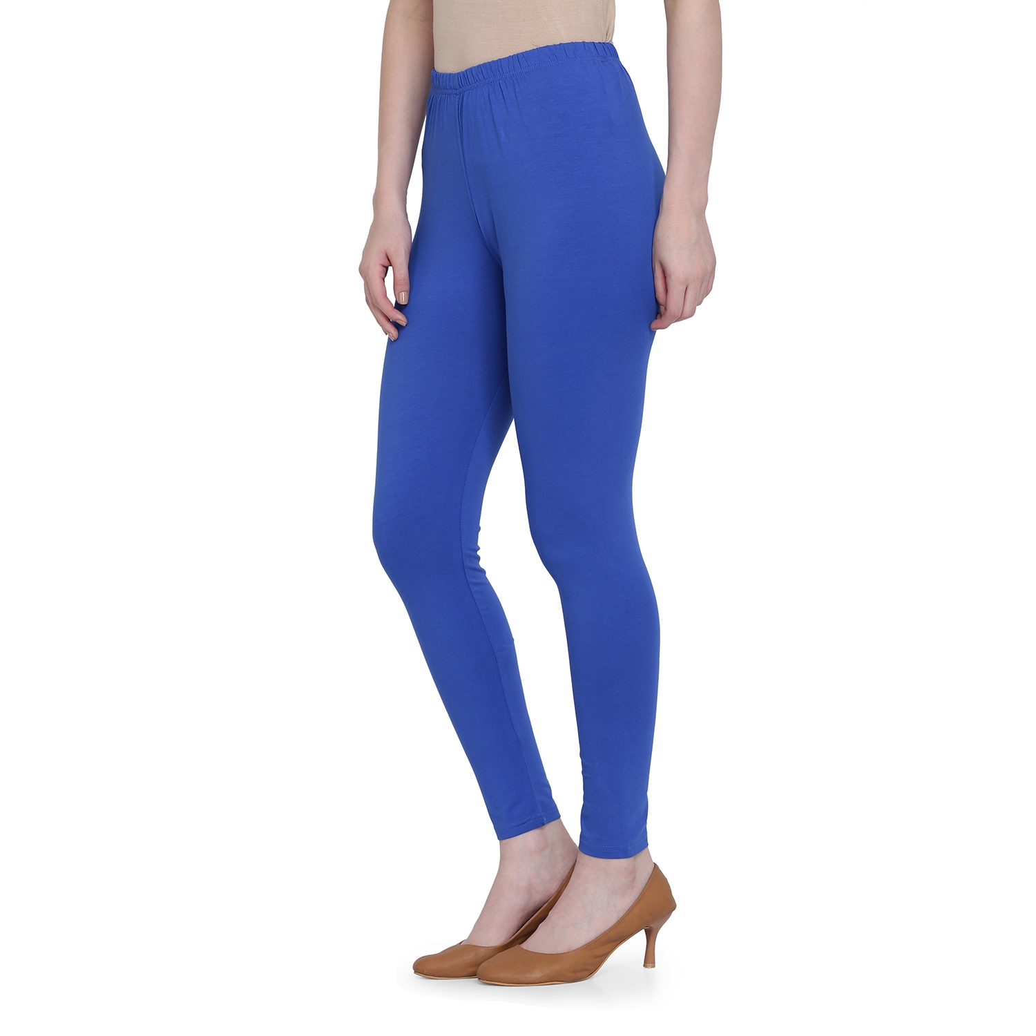 Spiffy Women Full Length Casual Blue Leggings