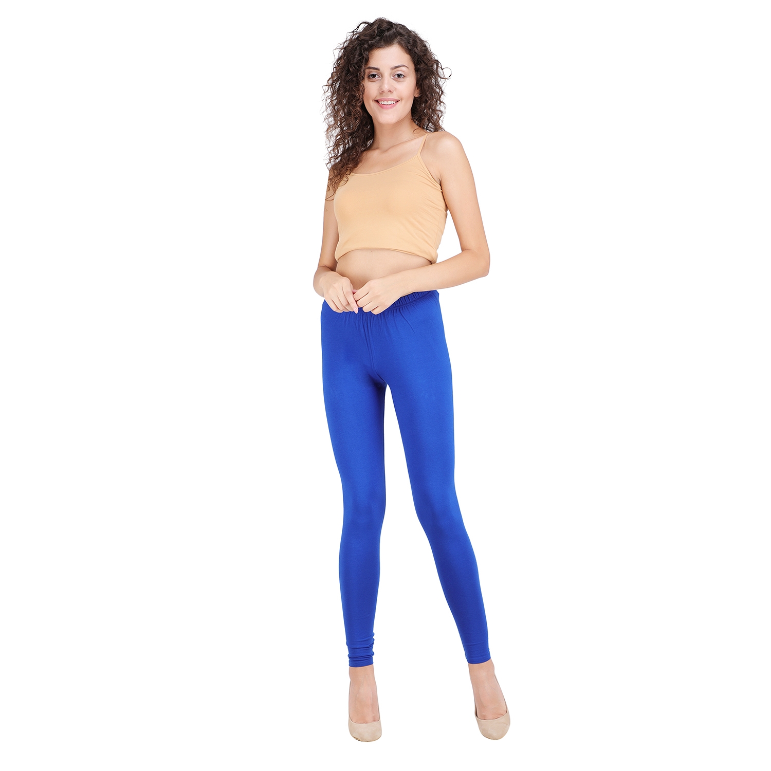 SPIFFY | Spiffy Women Full Length Casual Blue Leggings