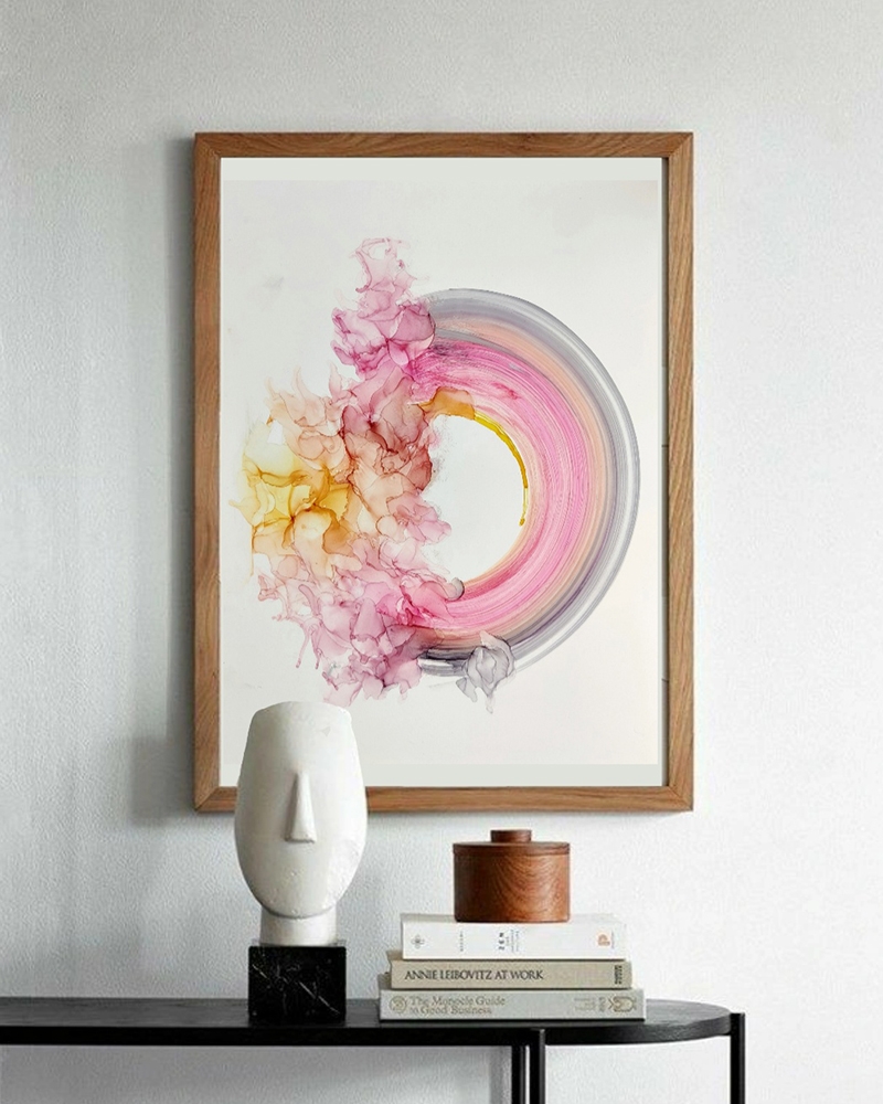 Order Happiness | Order Happiness Multicolor Decorative Canvas Wall Art Painting For Home Decoration Living Room Office
