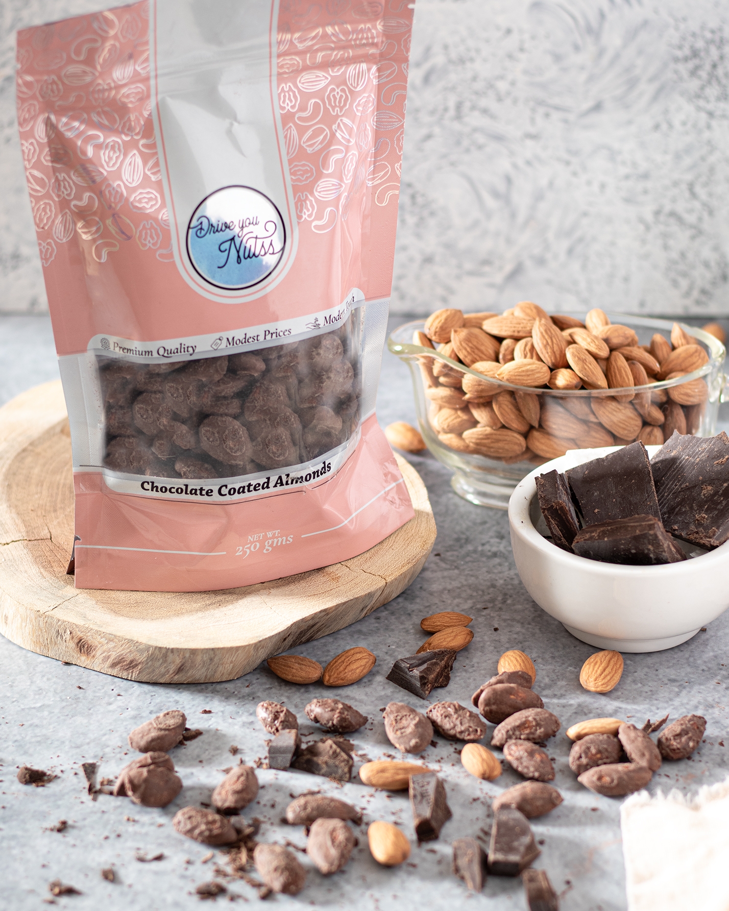 Chocolate coated Almonds (250 Gms)