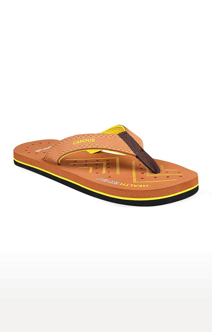 Campus Shoes | Women's Brown Synthetic Slippers