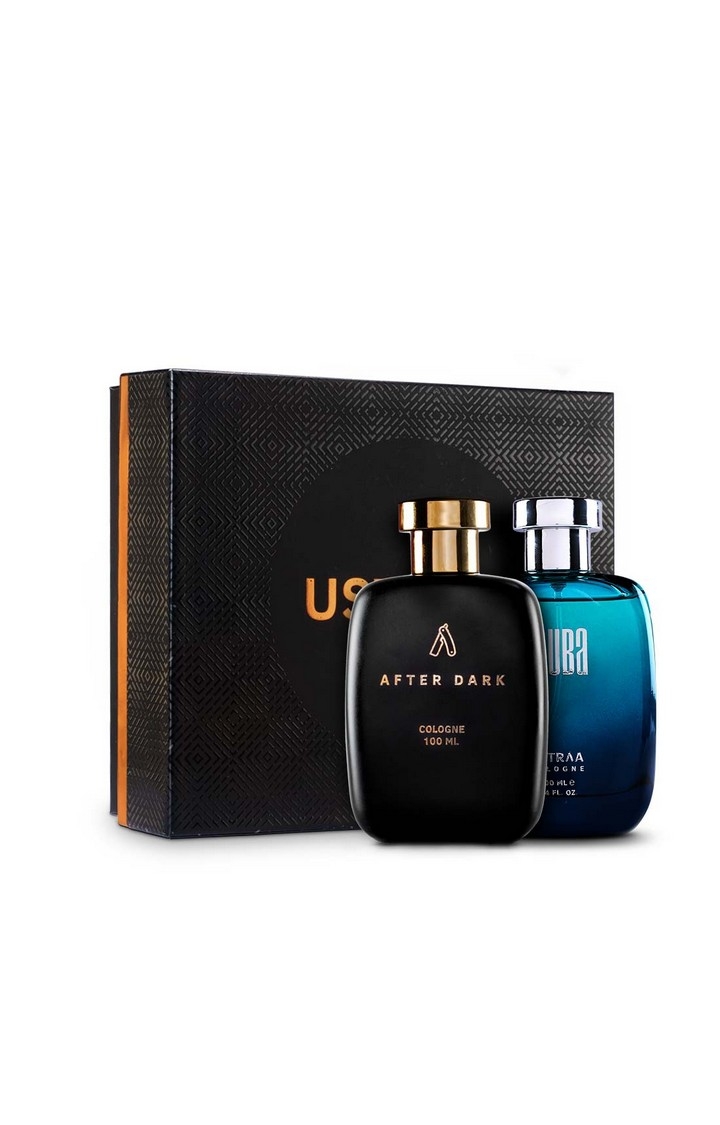 Ustraa | Fragrance gift Box - Scuba Cologne 100ml & After Dark Cologne 100ml