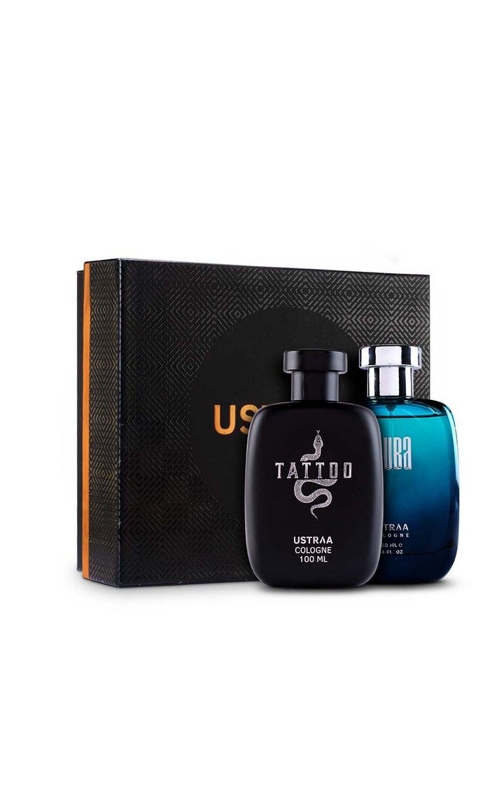 Ustraa | Fragrance gift Box - Scuba Cologne 100ml & Tattoo Cologne 100ml