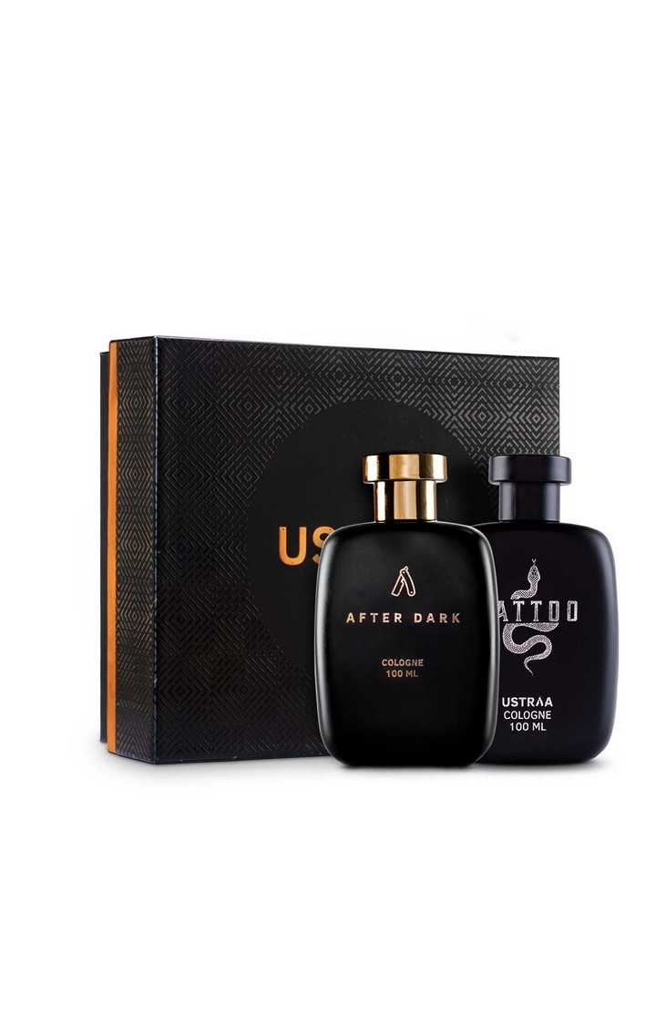 Ustraa | Fragrance gift Box - Tattoo Cologne 100ml & Afterdark Cologne 100ml 0