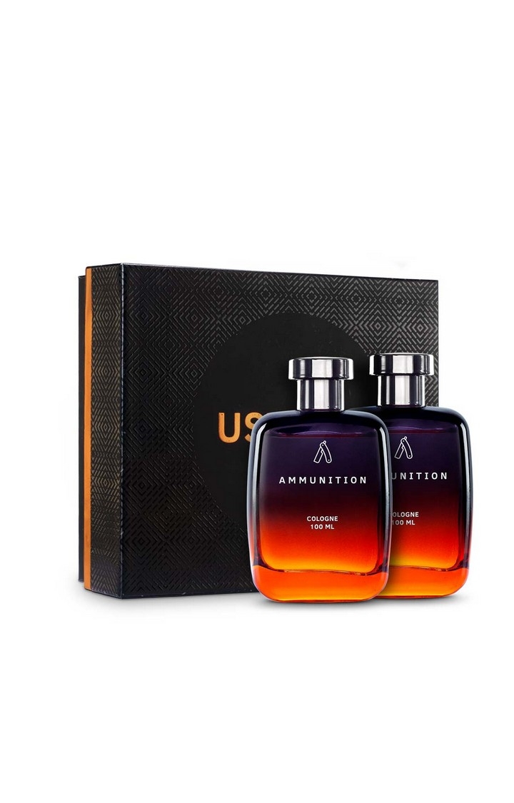 Ustraa | Fragrance gift Box - Ammunition Cologne 100ml - Set Of 2