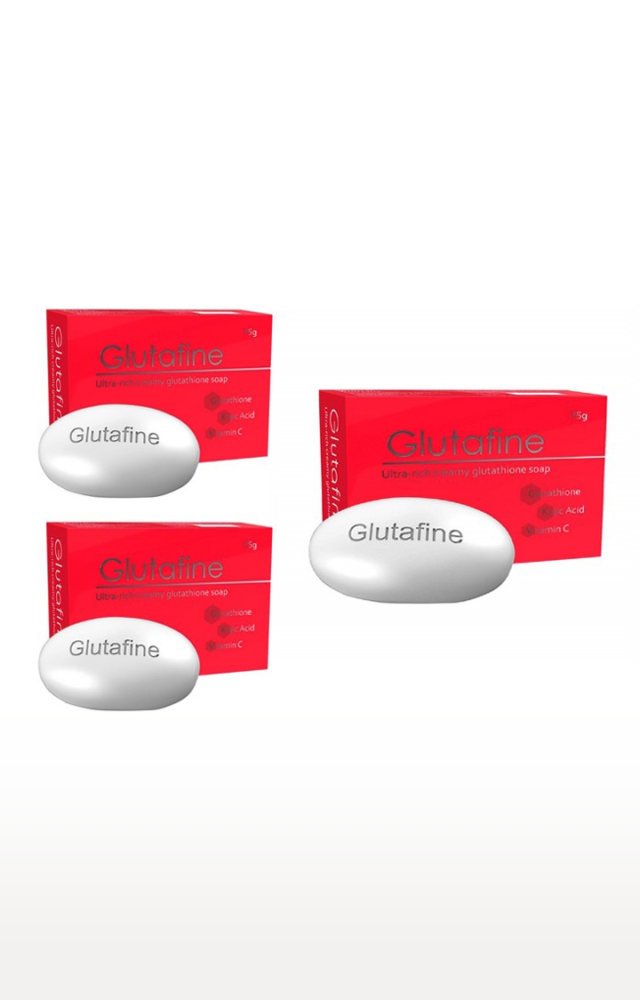 GLUTAFINE | Glutafine Skin Lightening Soap - 75gm - Pack of 3