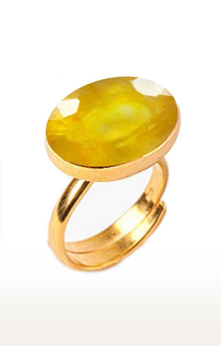 55Carat | Yellow Gold Plated Sapphire Rings