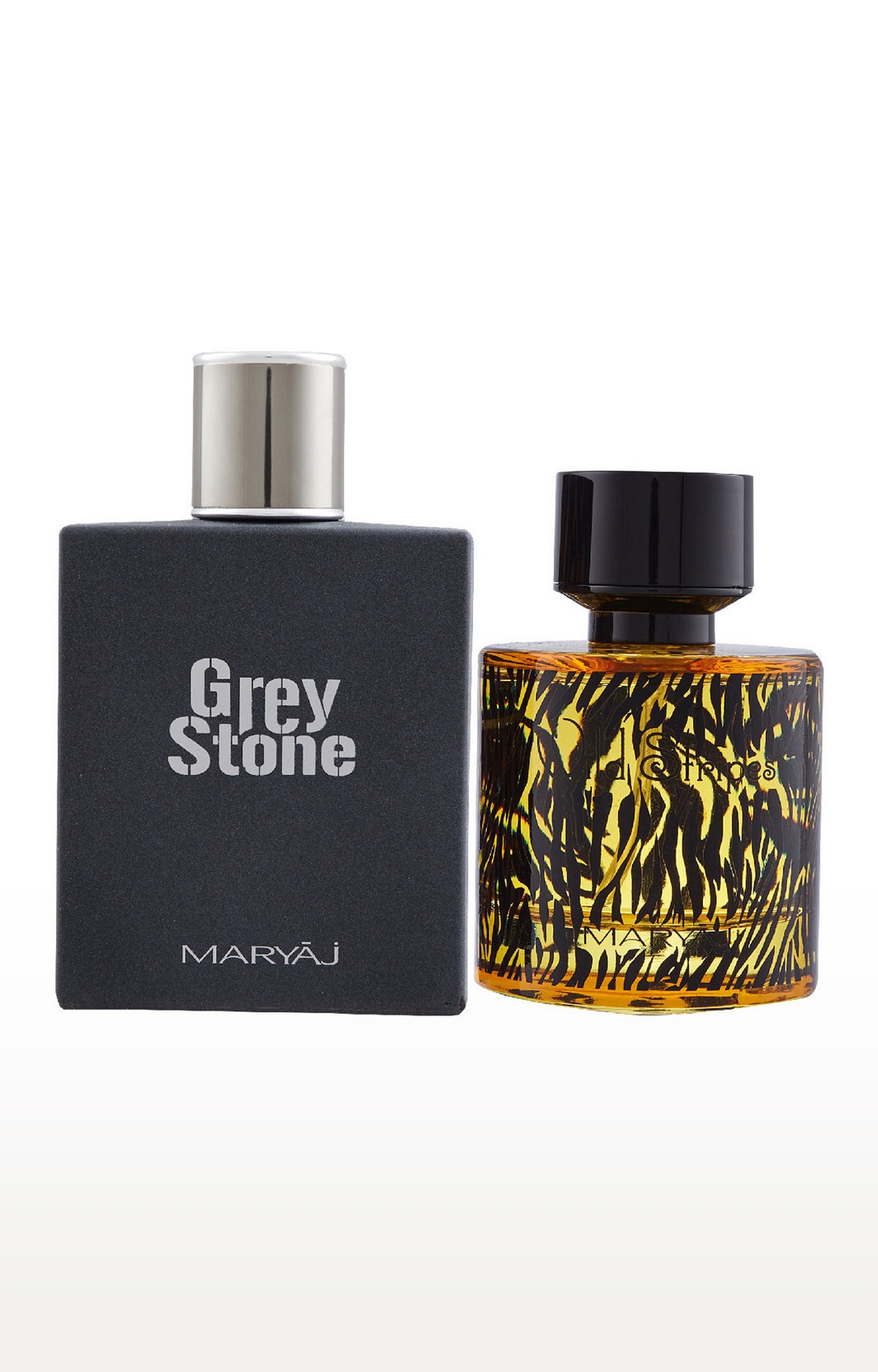 Maryaj Grey Stone Eau De Parfum Perfume 100ml for Men and Maryaj Wild Stripes Eau De Parfum Oriental Perfume 100ml for Men