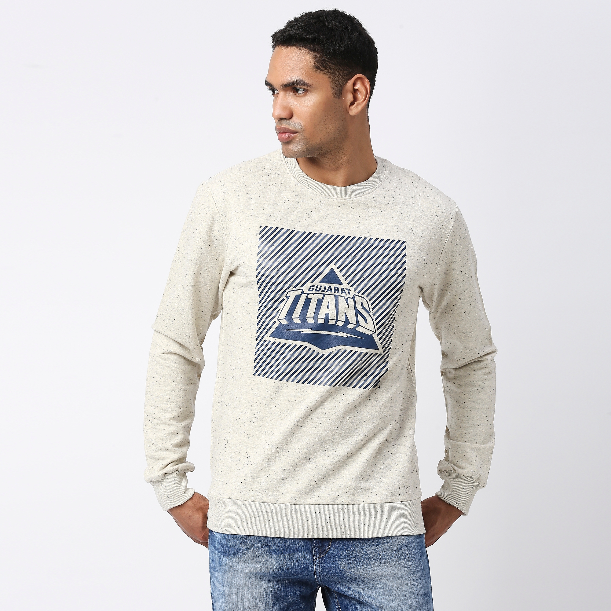 GT: Stripes Print Sweatshirt