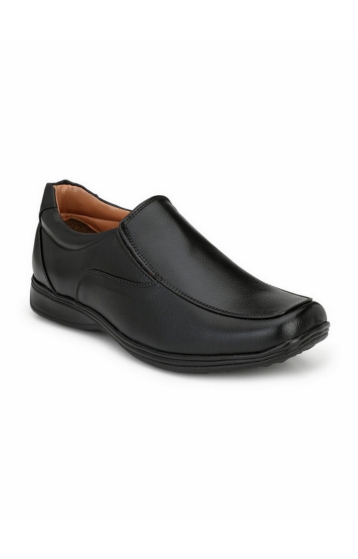 Guava | Guava Men Slip-on formal Shoes  - Black