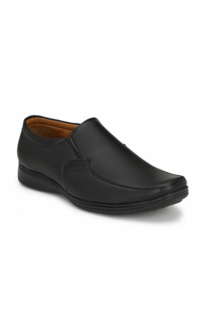 Guava | Guava Men Slip-on formal Shoes  - Black