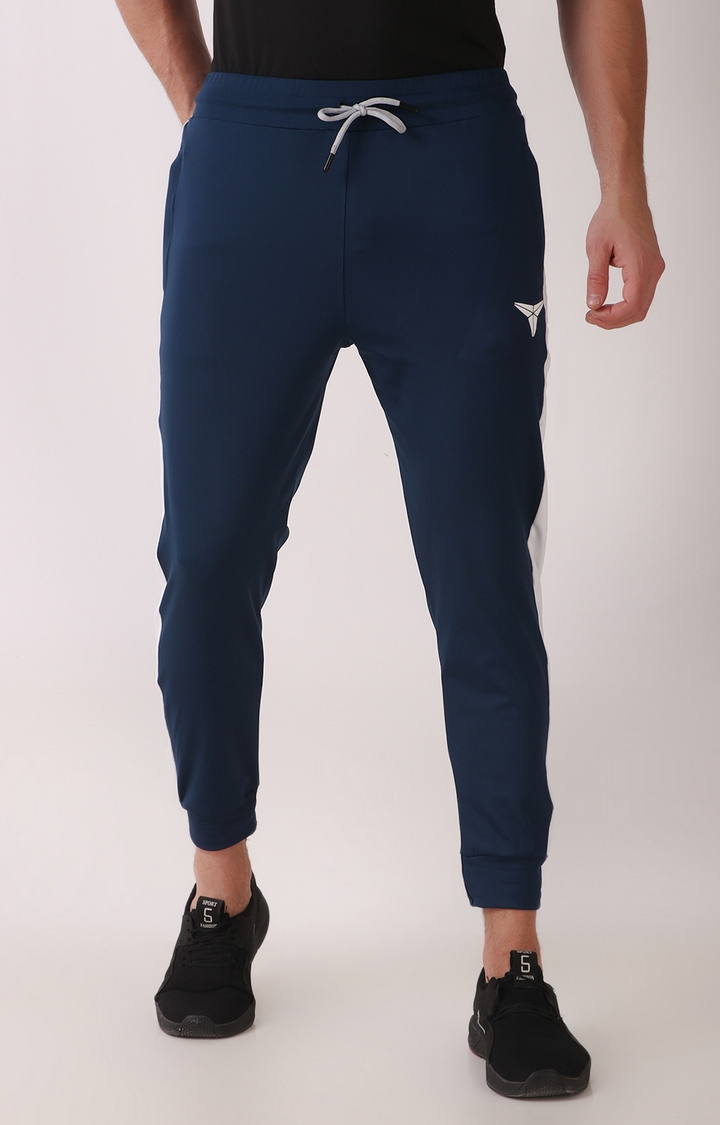 GYMYARD | Men's Airforce Lycra Solid Activewear Joggers