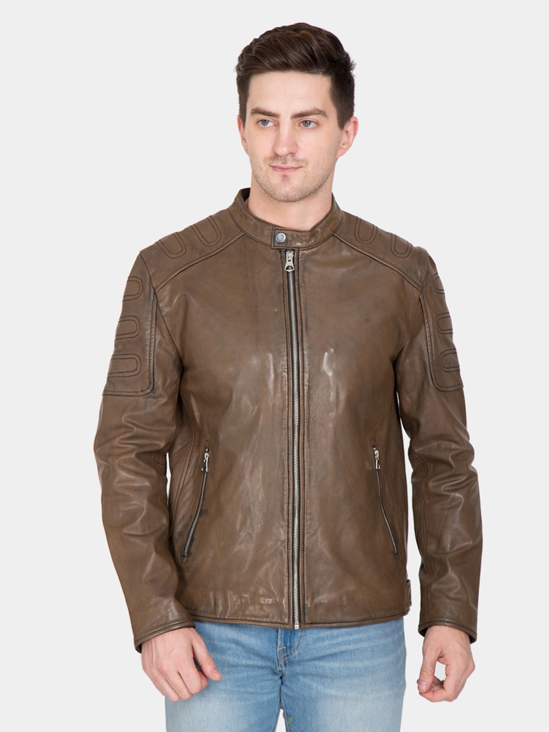 Justanned | JUSTANNED CAROB TAN LEATHER JACKET