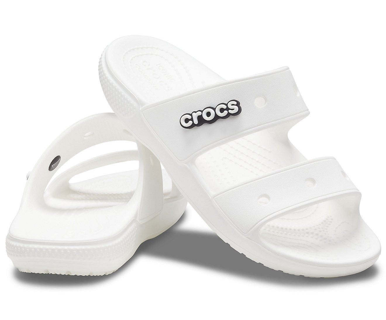 Crocs Classic White Unisex Sandal (206761-100)