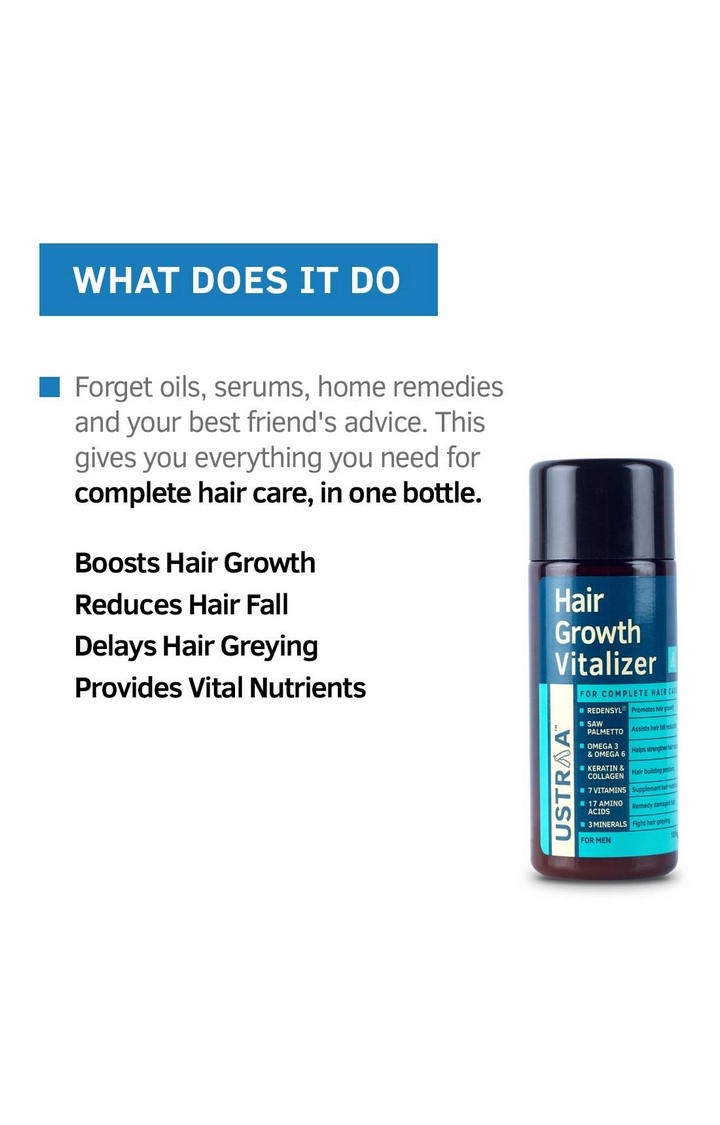 Hair growth Vitalizer & Anti Dandruff Shampoo(Pack Of 2)