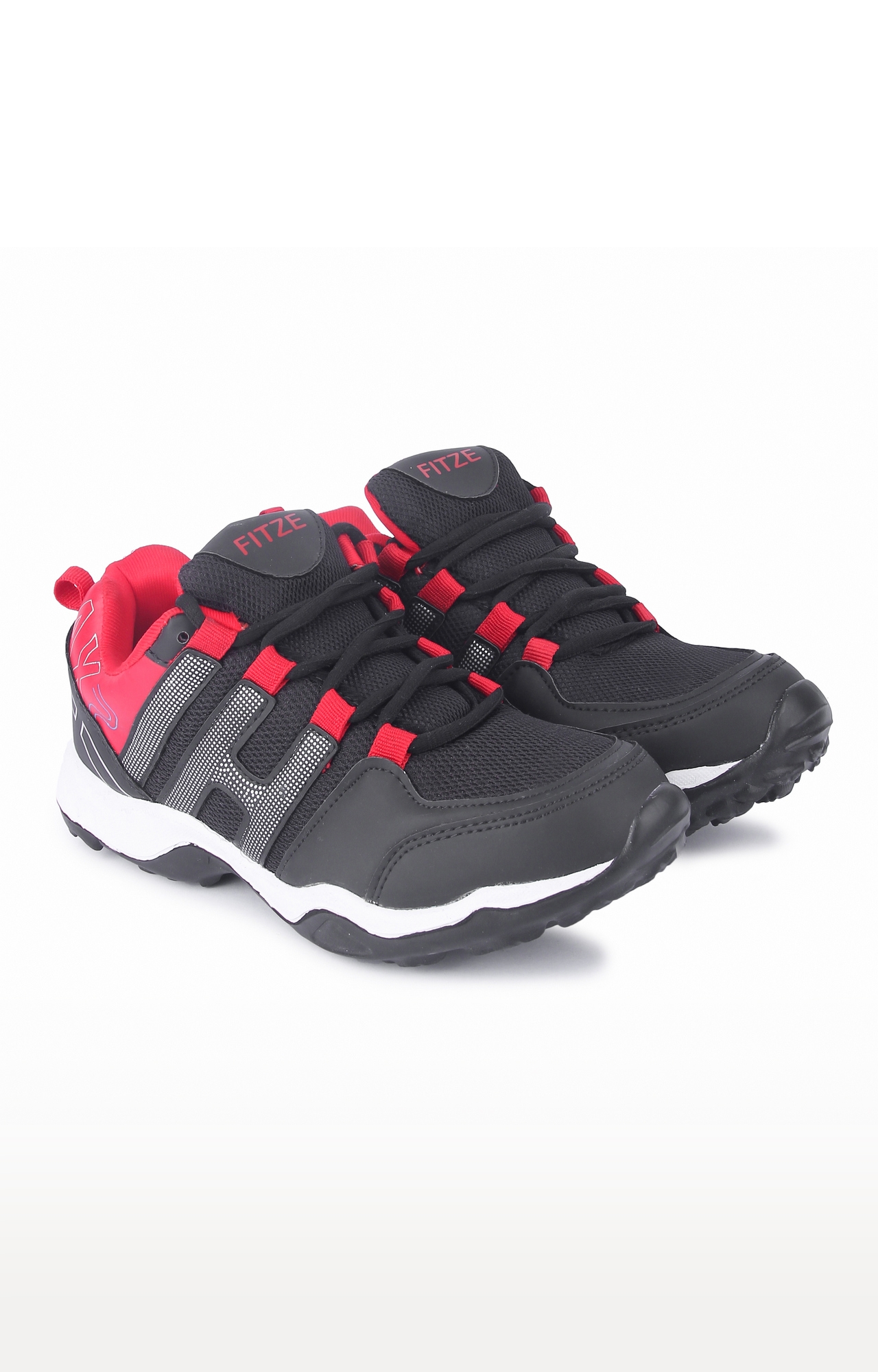 Black Red Outdoor Sports Shoes (HOX_534_BLK_RED)