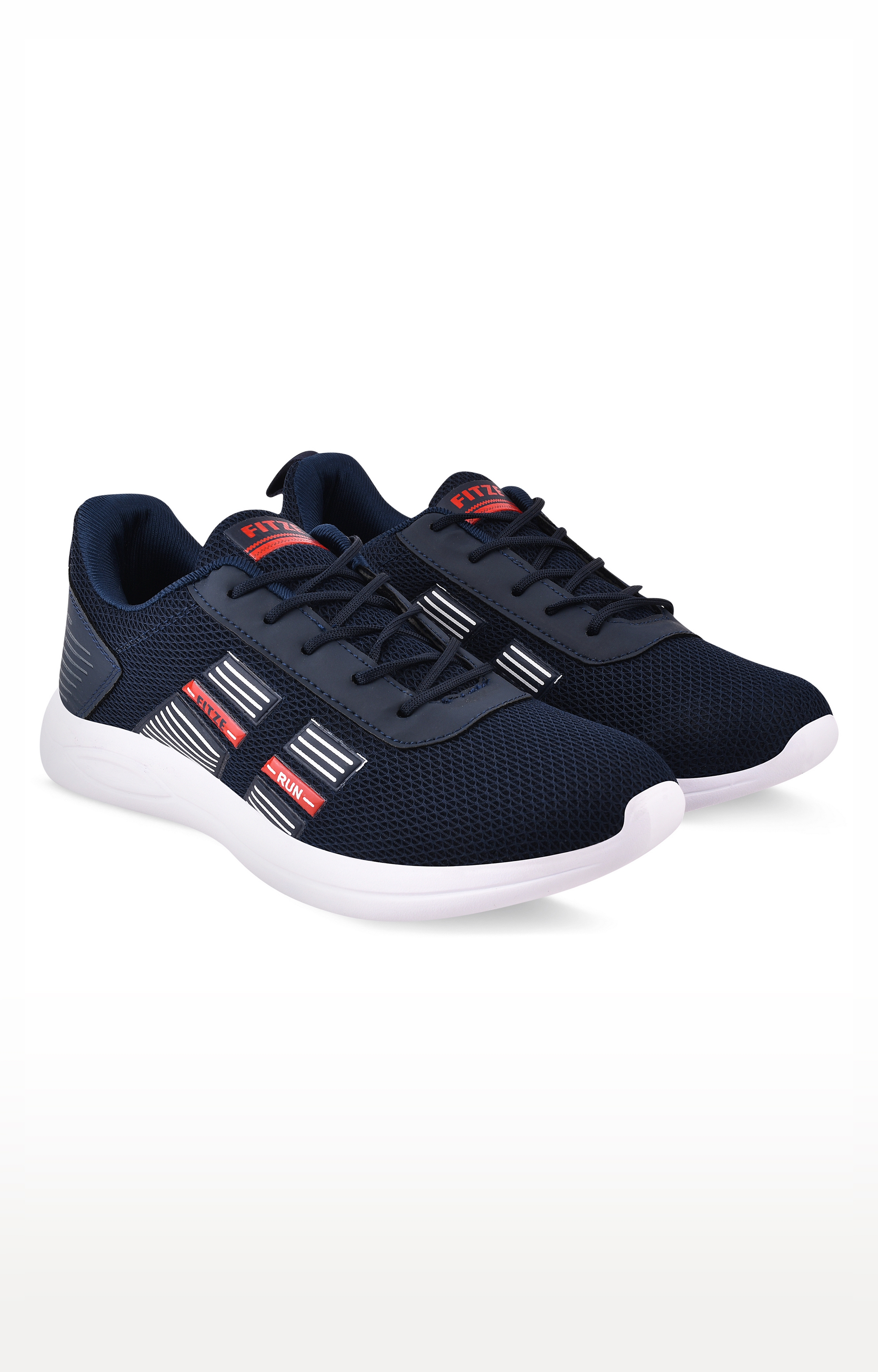 Fitze | Blue Running Shoes (HOX_546_NAVY_RED)
