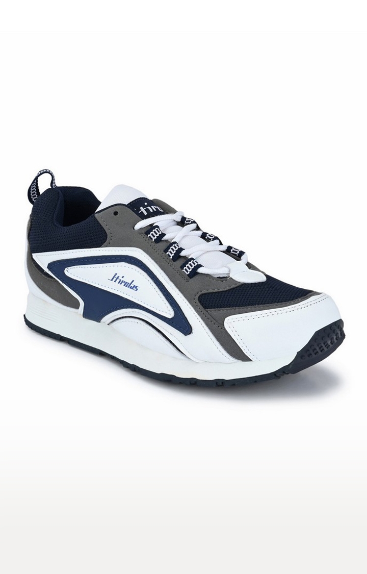 Hirolas | Hirolas Men's Multisport Sneaker Shoes- White/Blue