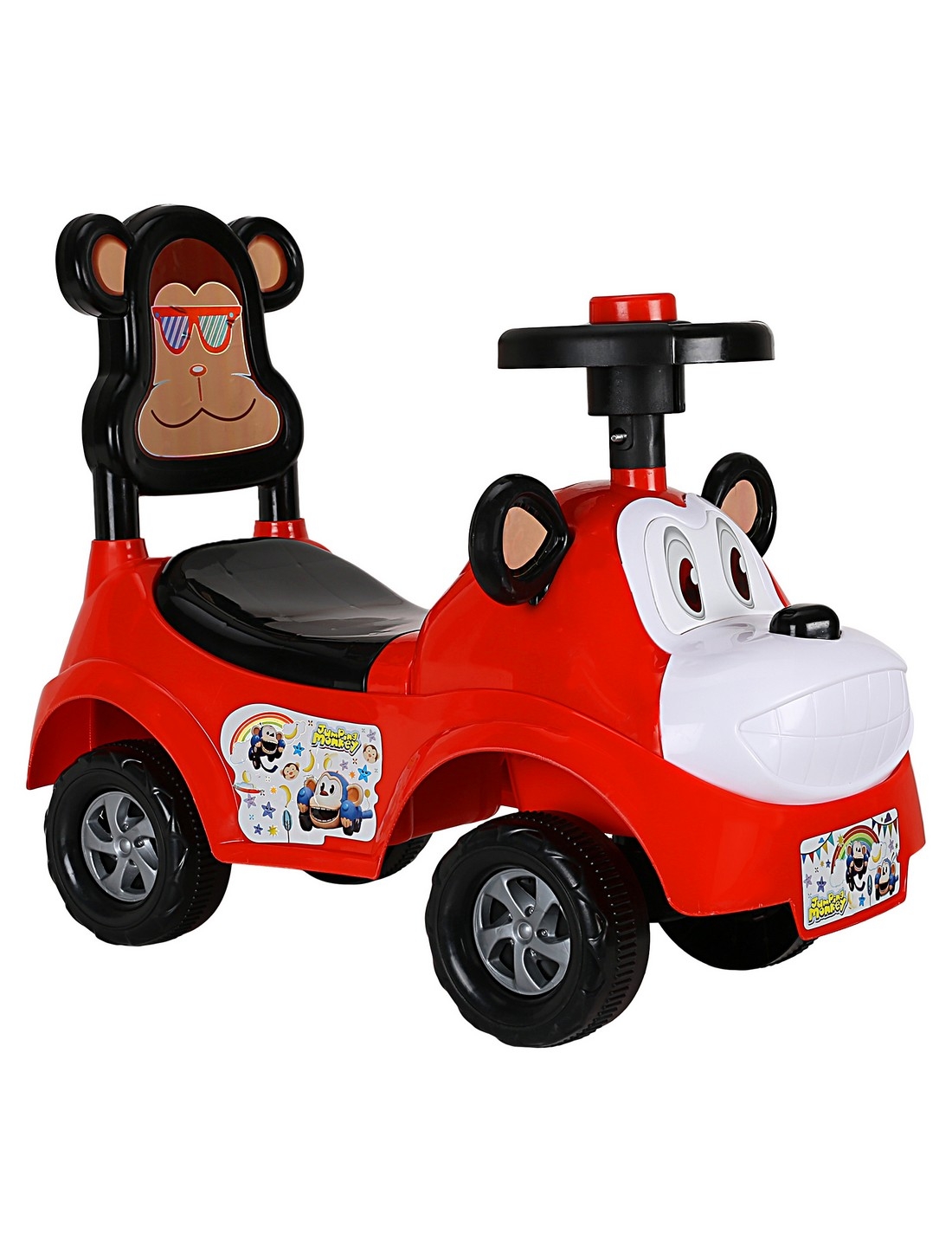 CREATURE | Creature Red Monkey Rider Ride-On Cars Toy Vehicle for Kids