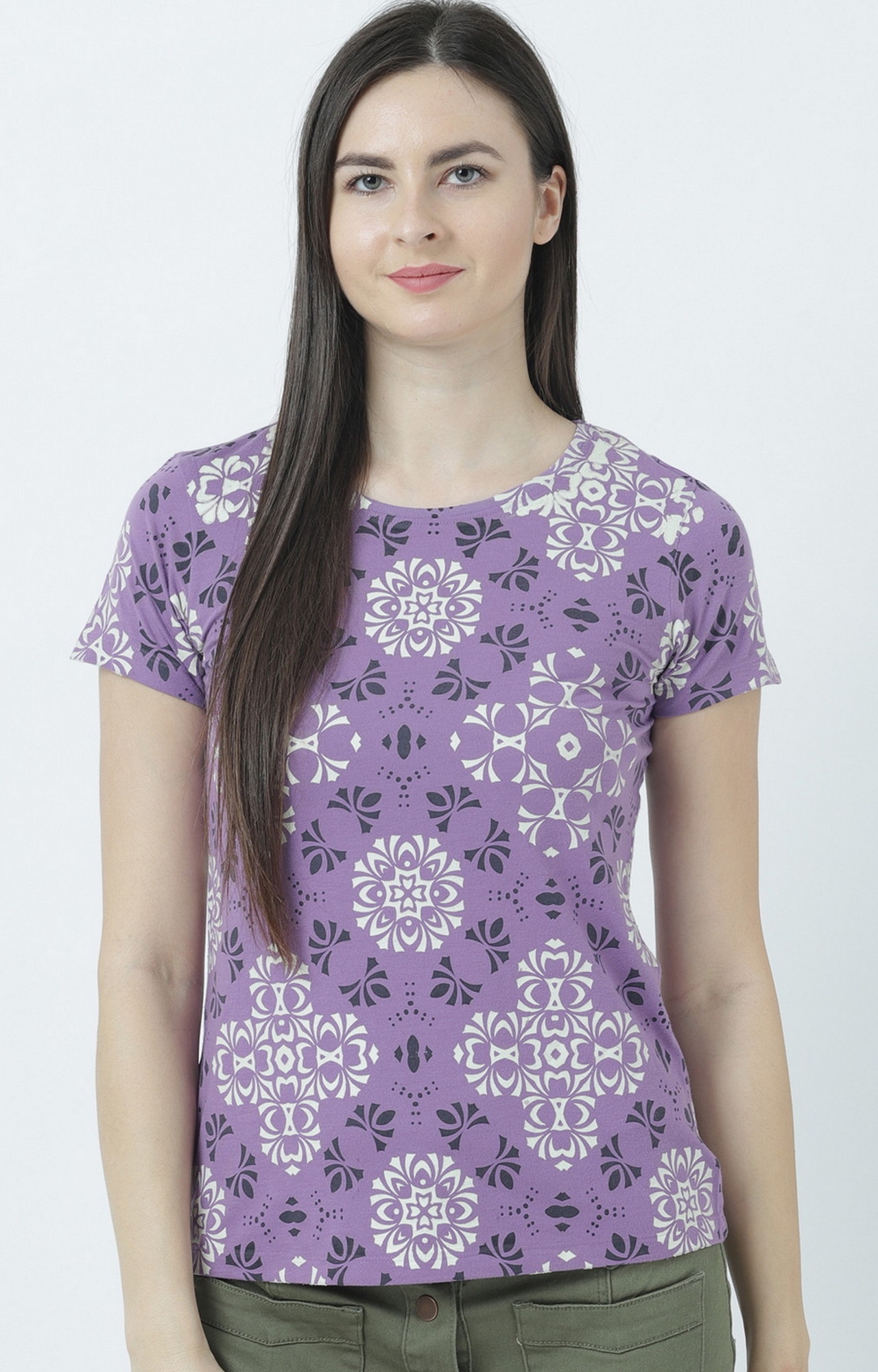 HUETRAP | Purple Simple Tones Graphic T-Shirt