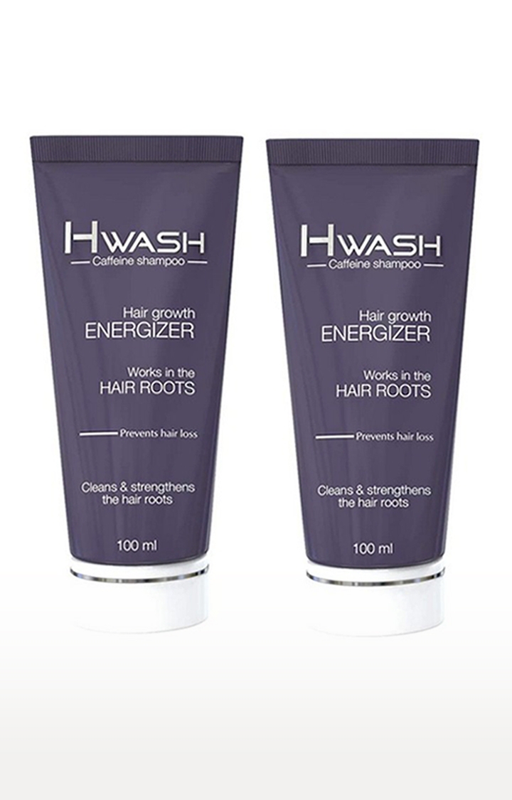 Hwash - Hair Growth Advanced Nourishing Shampoo - 100ml x 2 packs
