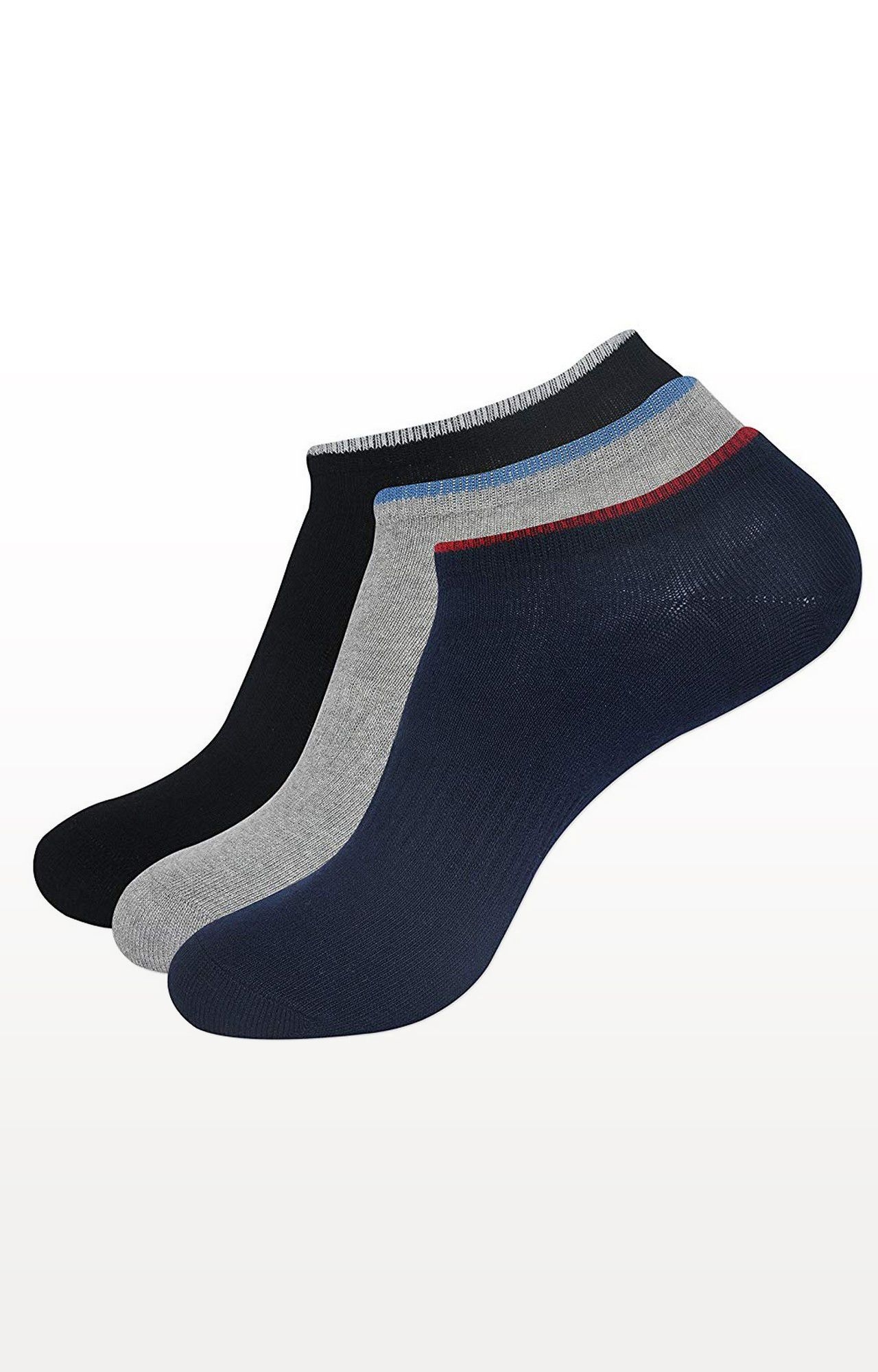 BALENZIA | Multi-Coloured Solid Socks (Pack of 3)