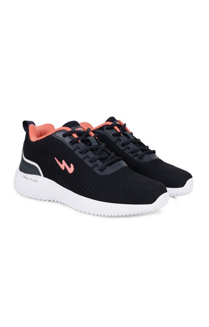 Campus Shoes | Black Jessica Outdoor Sports Shoes
