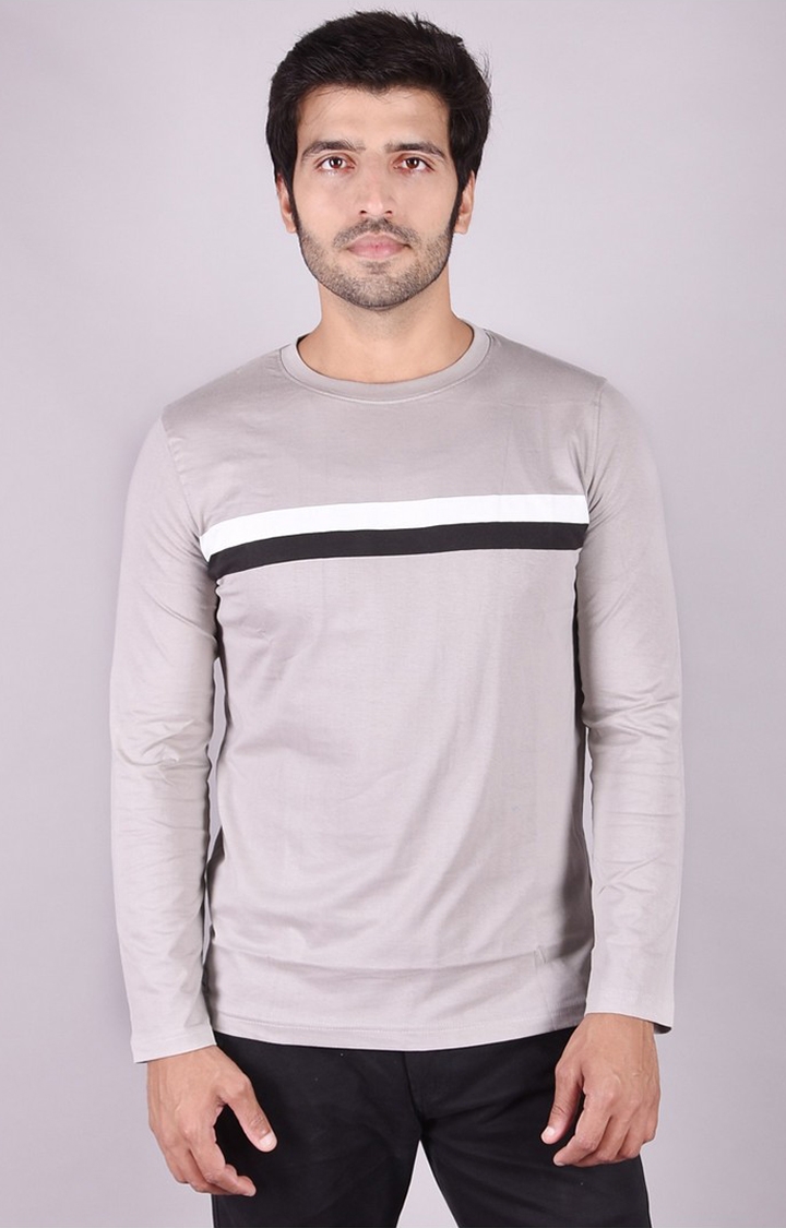 JAGURO | Grey Solid T-Shirt