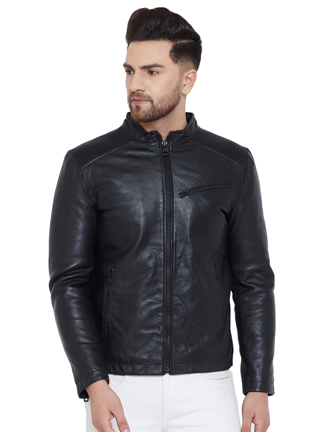 Justanned | Justanned Men Genuine Real Leather Jacket