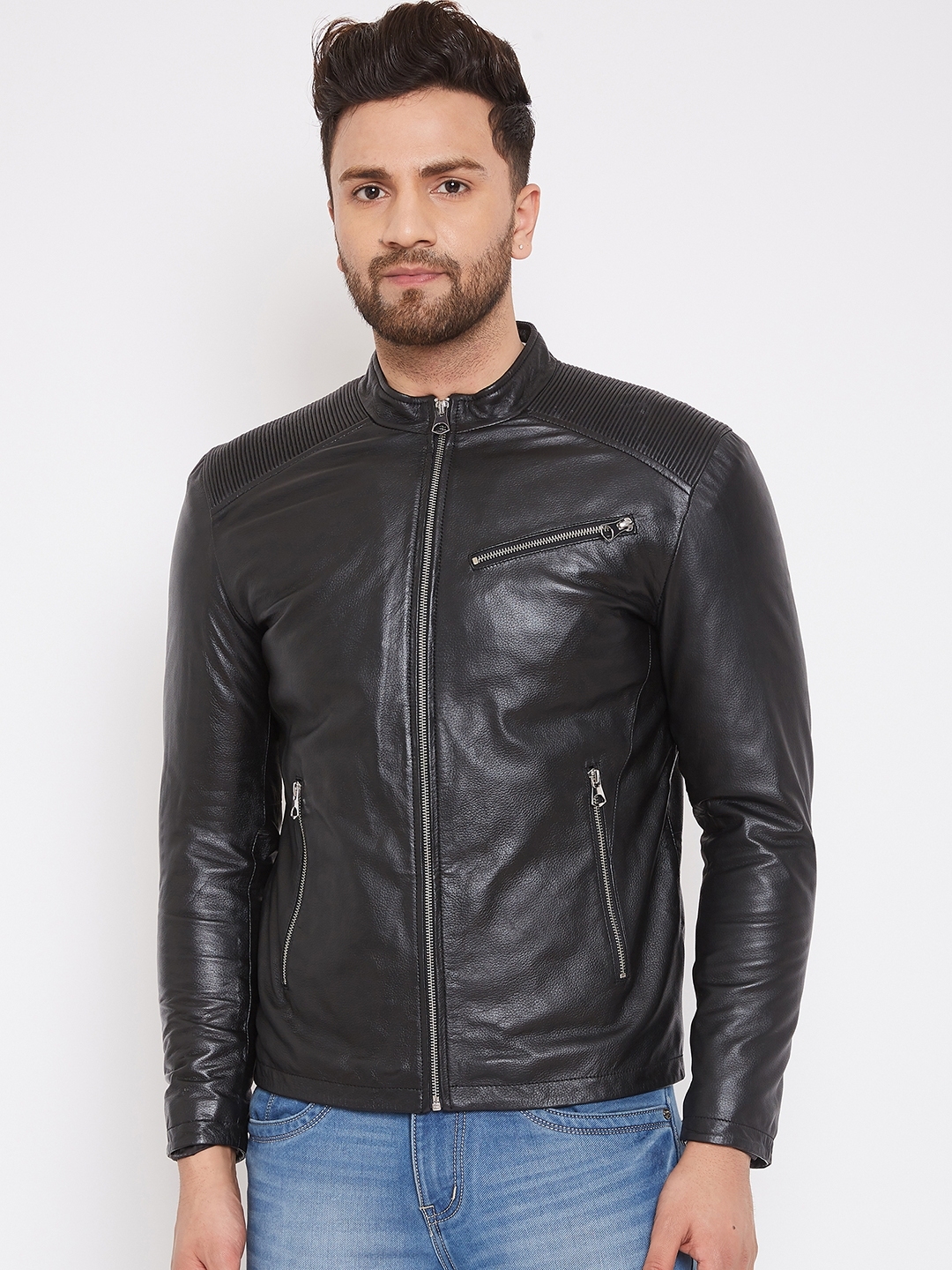 Justanned | Justanned Men Genuine Real Leather Jacket