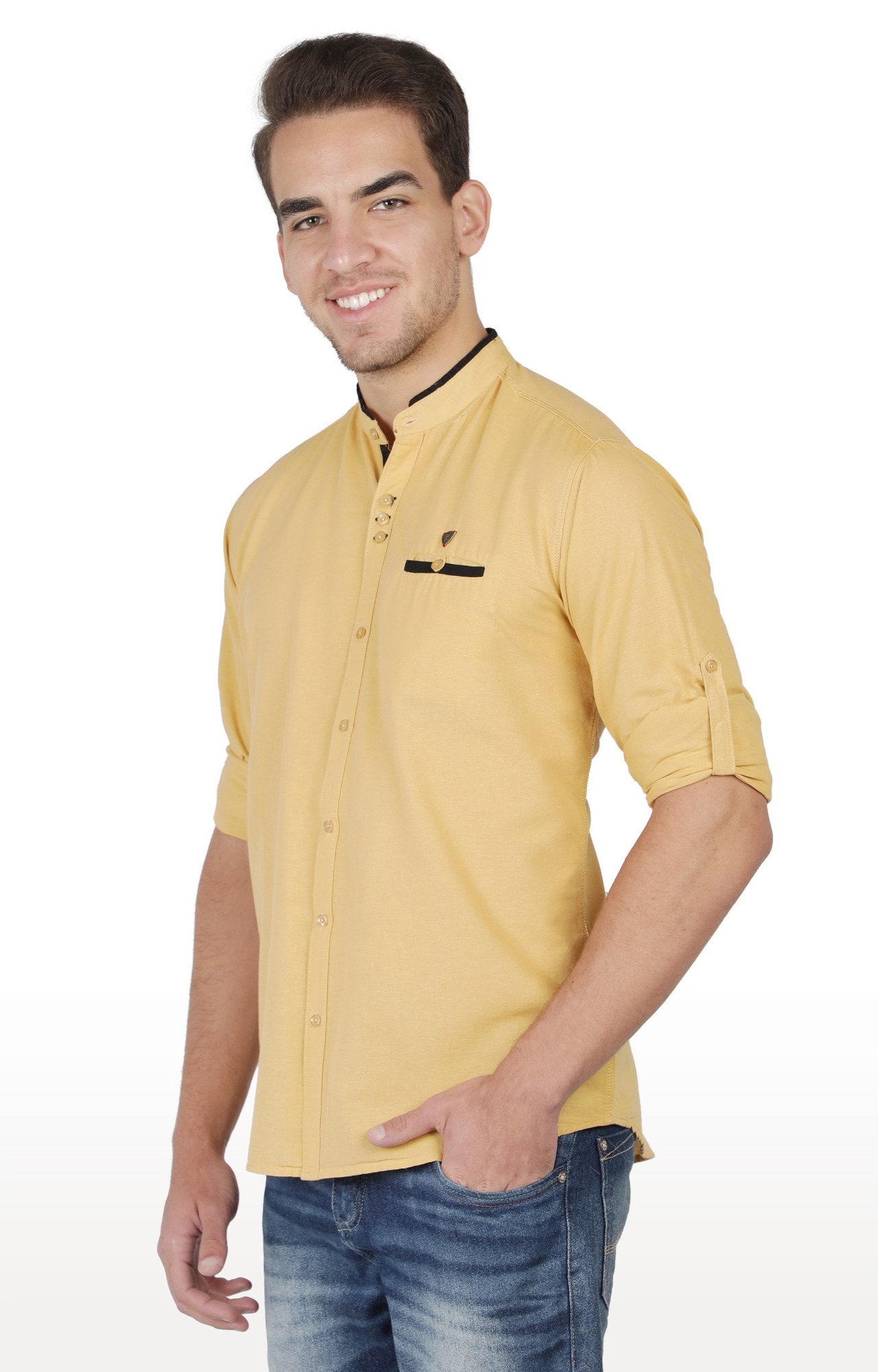 Kuons Avenue Men's Linen Cotton Casual Shirt-KACLFS1181A