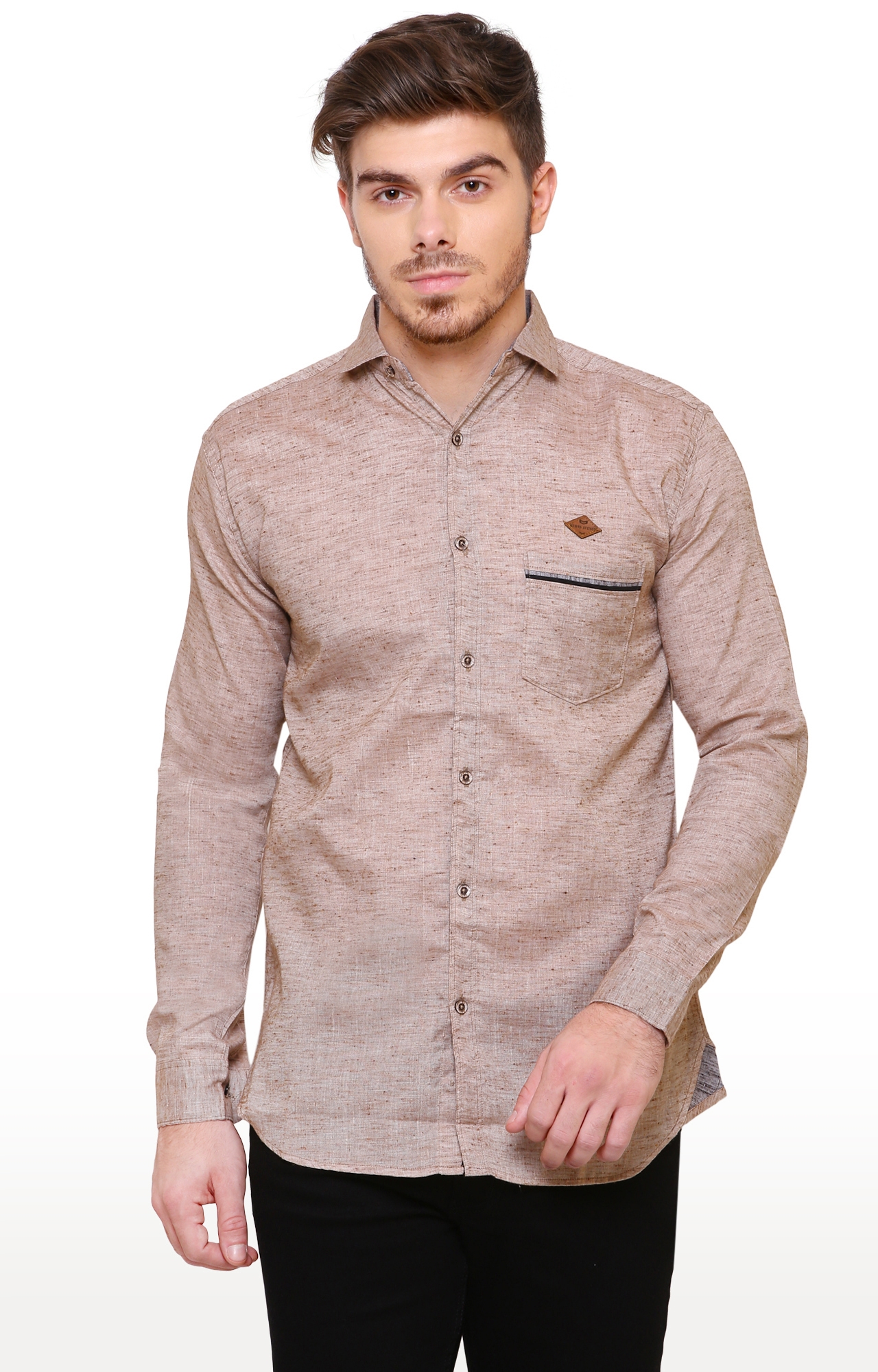 Kuons Avenue | Kuons Avenue Men's Linen Cotton Casual Shirt-KACLFS1249