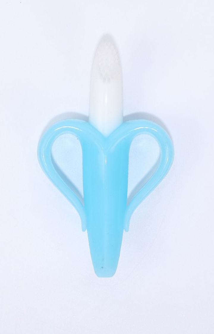 Kidbea | Kidbea® Baby Banana Teether And Training Toothbrush In Blue Color