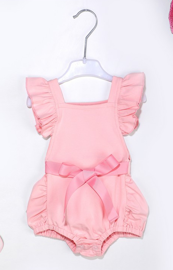 Kidbea | Kidbea® New Born Baby Pink Color Sleeveless Romper For Girls