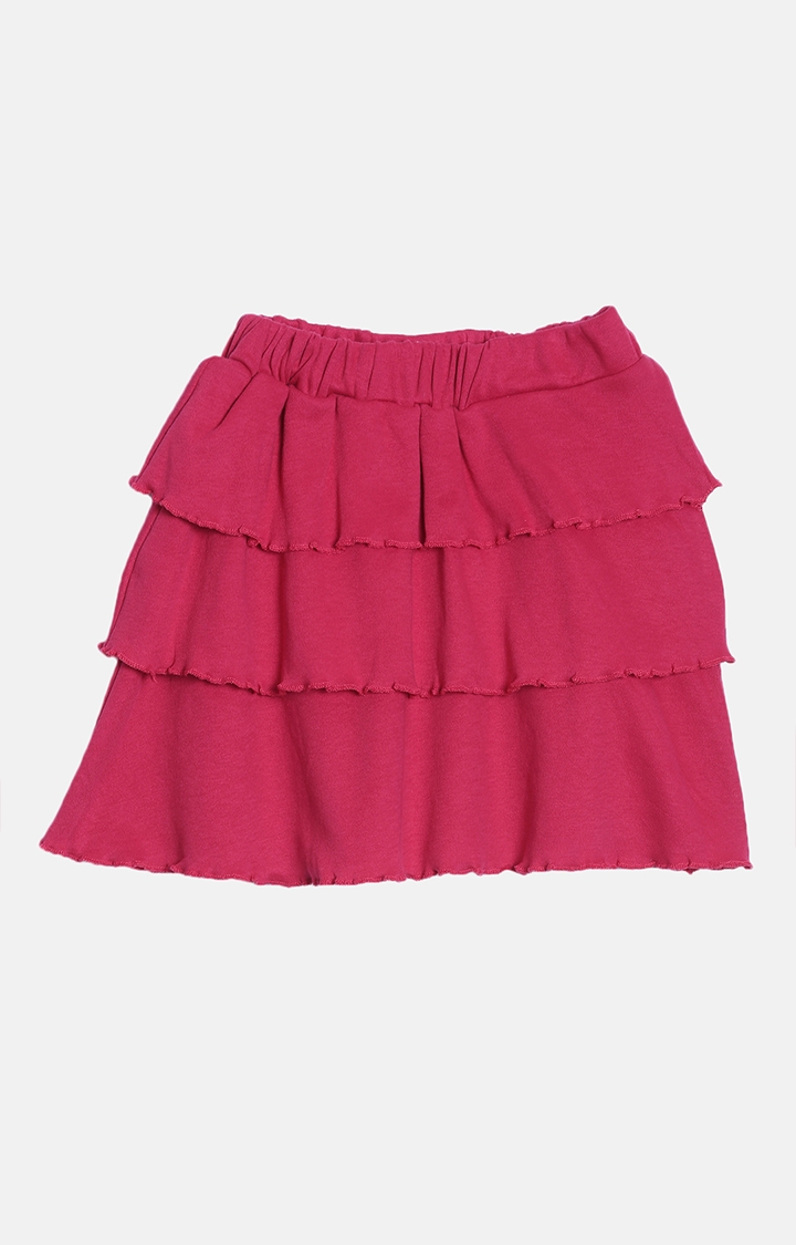 Kryptic | Kryptic Girls 100% Cotton Skirt with Ruffles