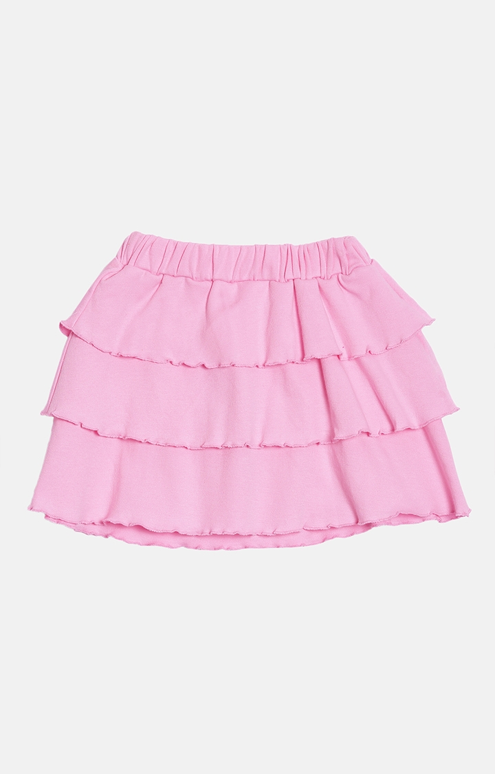 Kryptic Girls 100% Cotton Skirt with Ruffles