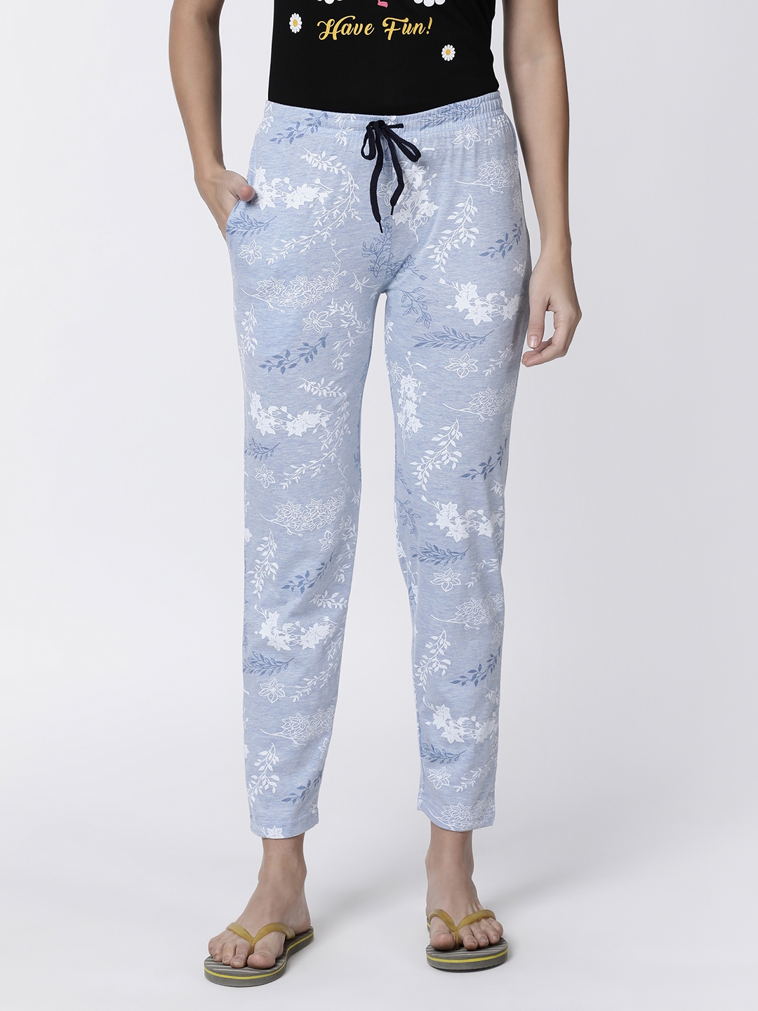 Kryptic | Blue Melange Pyjamas