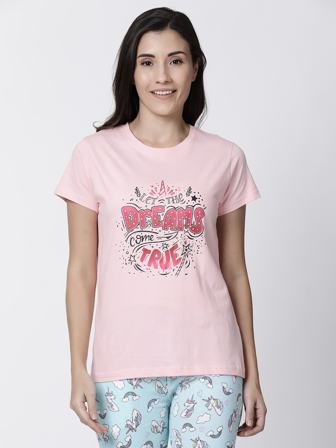 Kryptic | Kryptic Womens Pink Printed Tshirt