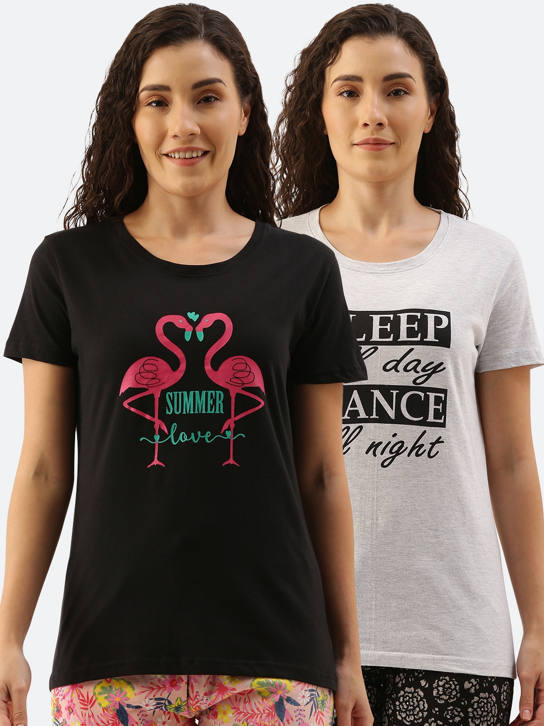 Kryptic | Kryptic Women Casual 100% Cotton Lounge Tshirt
