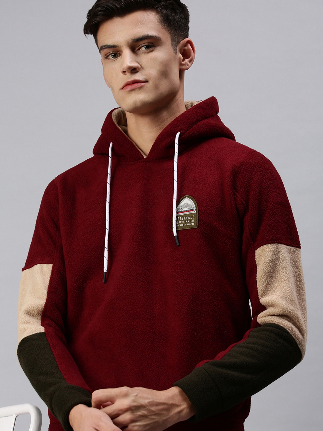 Showoff | SHOWOFF Men Casual Polyester Pullover Sweatshirts