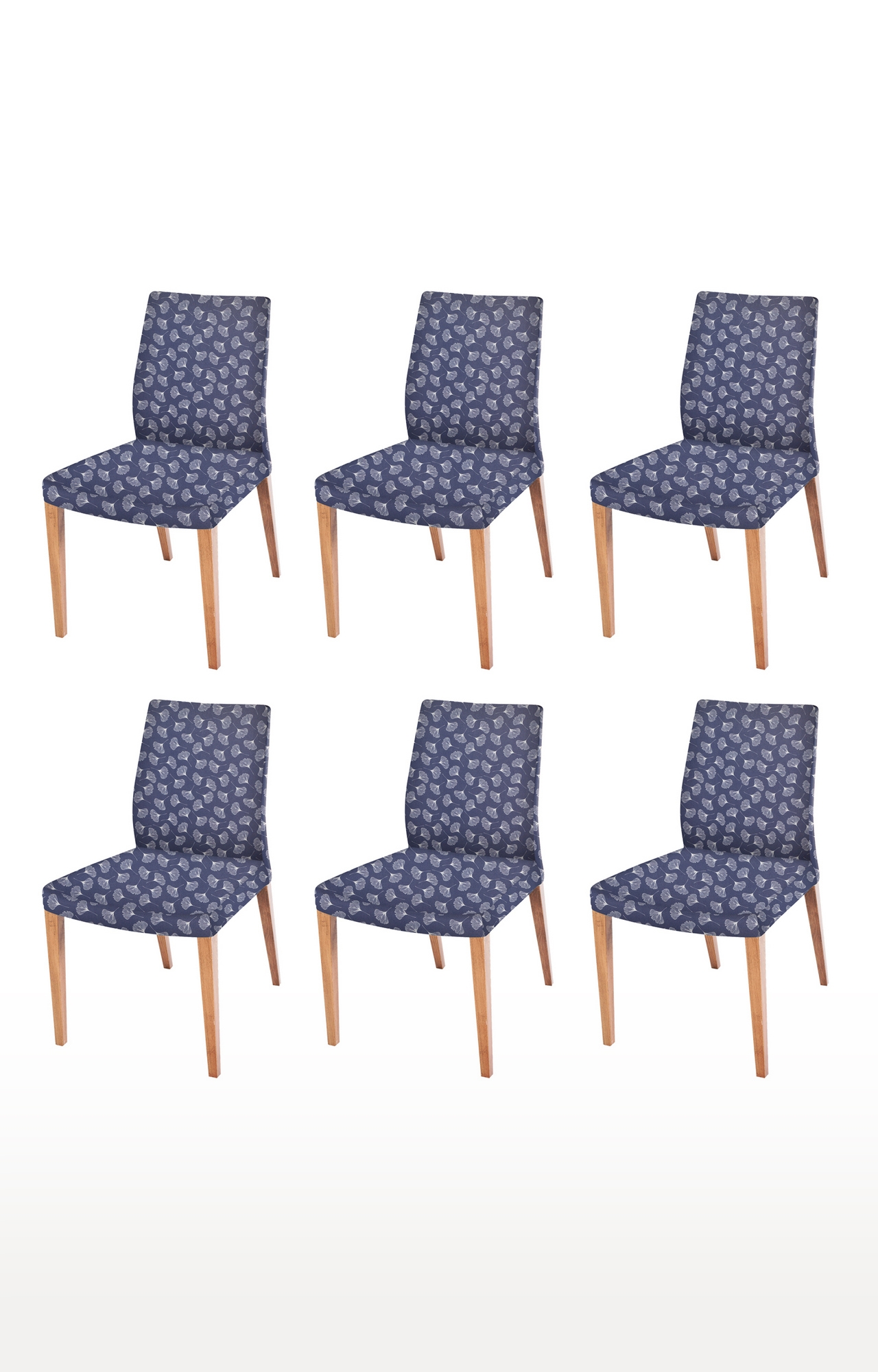 COOQS | Blue Chair Cover (Pack of 6)