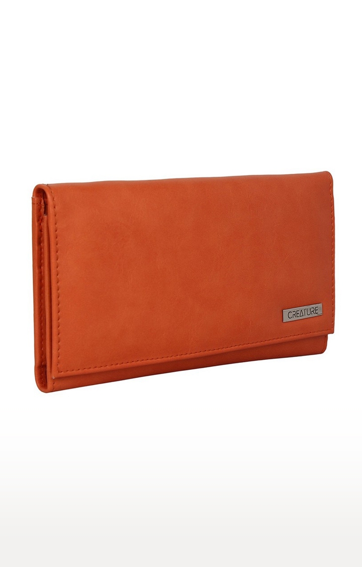 CREATURE | CREATURE Brown Stylish Genuine Leather Clutch for Women