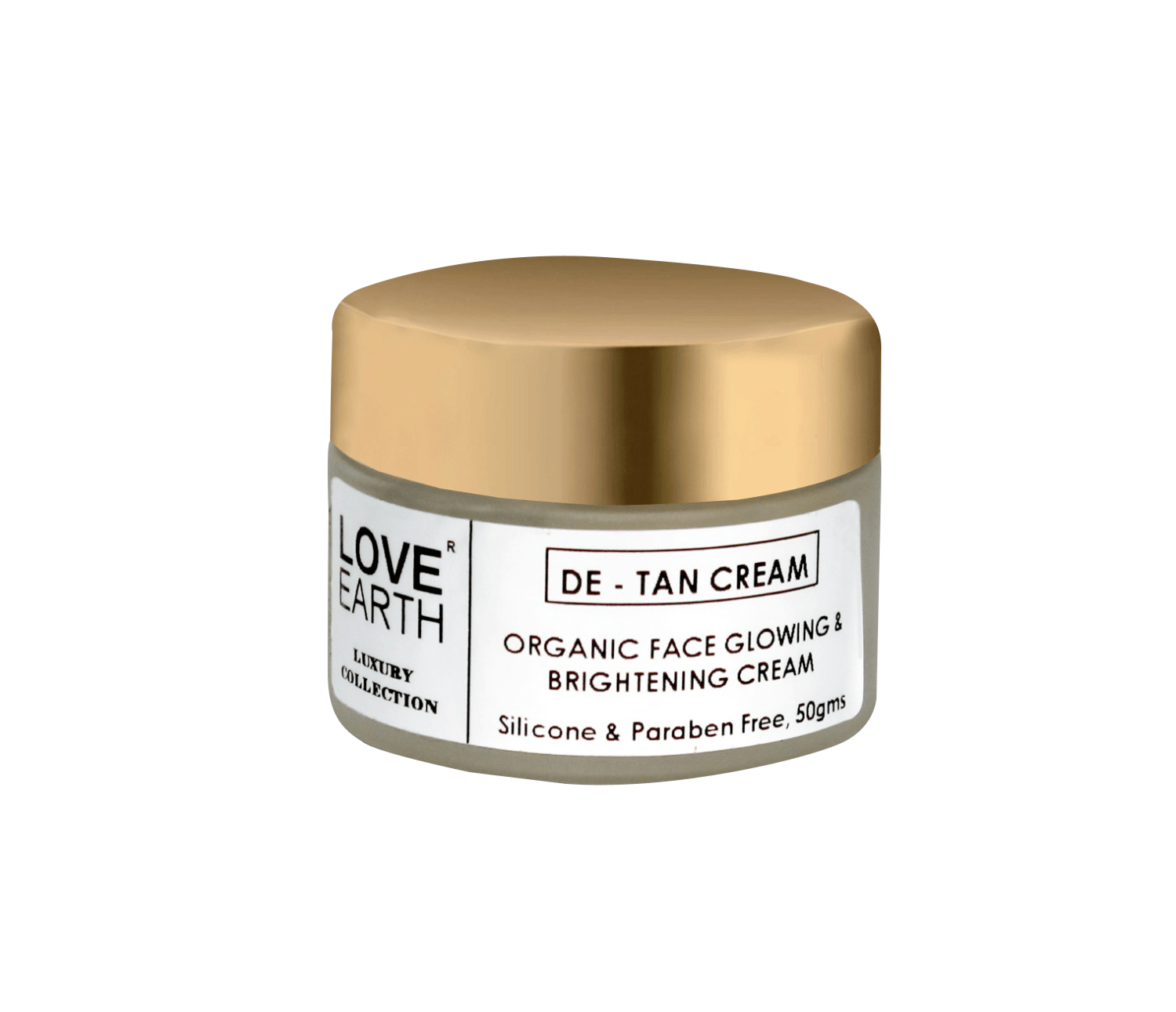 LOVE EARTH | Love Earth De-Tan Moisturizing Cream With Aloe Vera & Sandalwood Extract For Pigmentation & Even Skin Tone, Silicon & Paraben Free 50gm