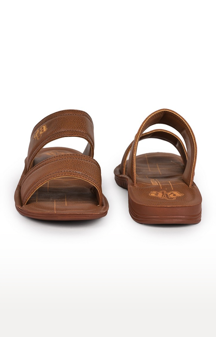 Coolers by Liberty Men's Brown Casual Slip-on Sandals