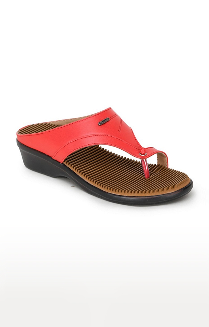 Senorita by Liberty Women Red Heel Sandals