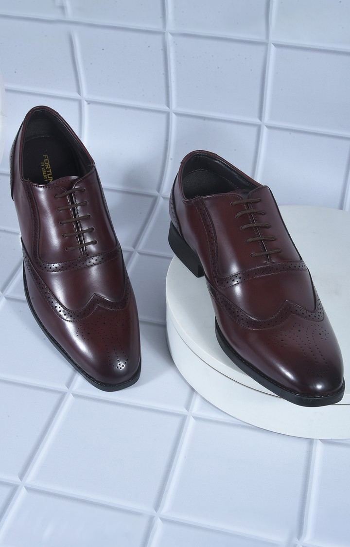 Fortune by Liberty Men Brown Derby Shoes