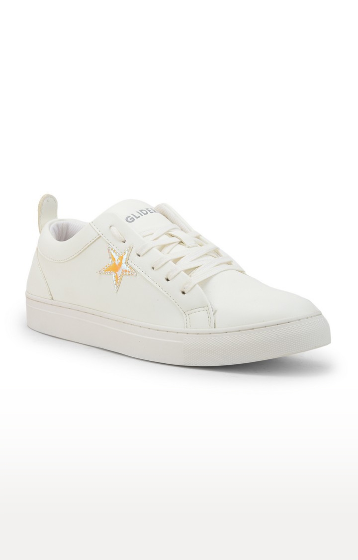 Gliders by Liberty Women White Casual Lace-ups